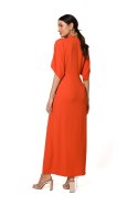 Sukienka Model K163 Coral - Makover - XXL Sukienka Model K163 Coral - Makover - XXL