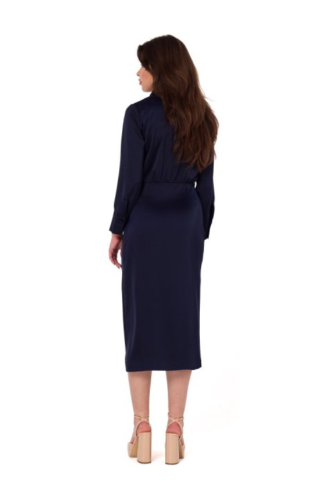 Sukienka Model K172 Navy - Makover - XXL Sukienka Model K172 Navy - Makover - XXL