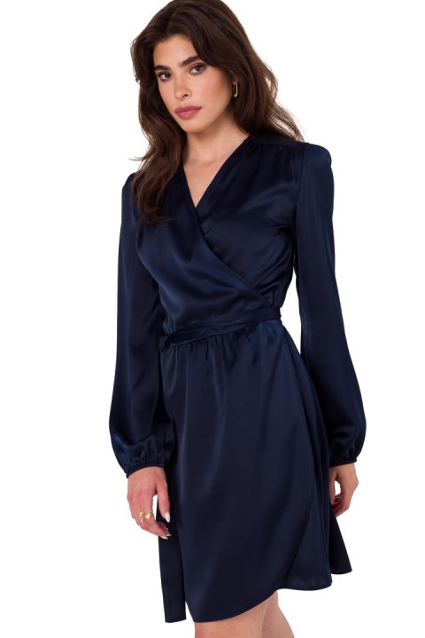 Sukienka Model K175 Navy - Makover - L/XL Sukienka Model K175 Navy - Makover - L/XL