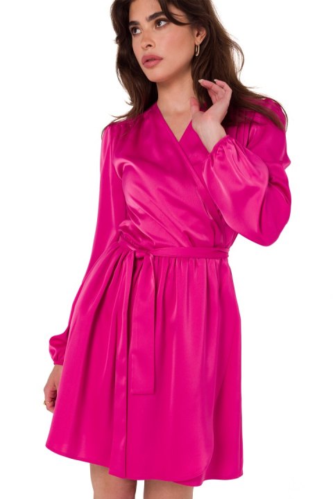 Sukienka Model K175 Pink - Makover - S/M Sukienka Model K175 Pink - Makover - S/M