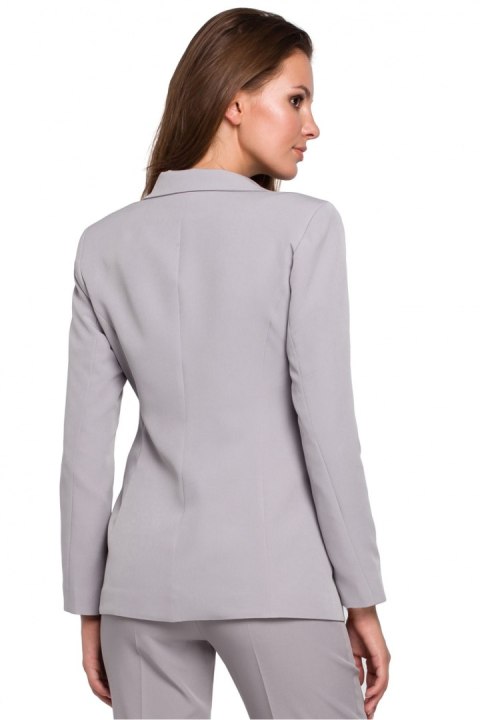 Żakiet Model K036 Grey - Makover - M Żakiet Model K036 Grey - Makover - M