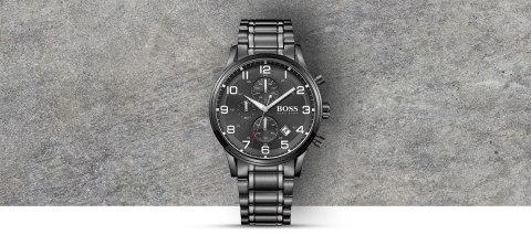 Zegarek Męski Hugo Boss Aeroliner 1513180 + BOX Zegarek Męski Hugo Boss Aeroliner 1513180 + BOX