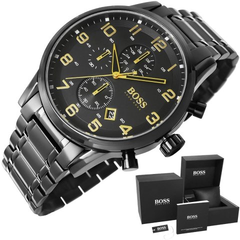 Zegarek Męski Hugo Boss Aeroliner 1513275 + BOX Zegarek Męski Hugo Boss Aeroliner 1513275 + BOX