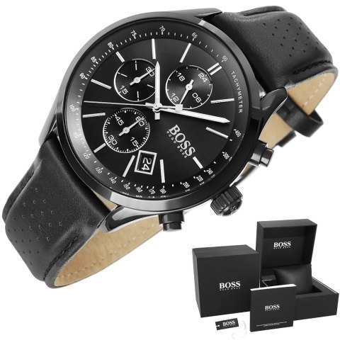 Zegarek Męski Hugo Boss Grand Prix 1513474 + BOX Zegarek Męski Hugo Boss Grand Prix 1513474 + BOX