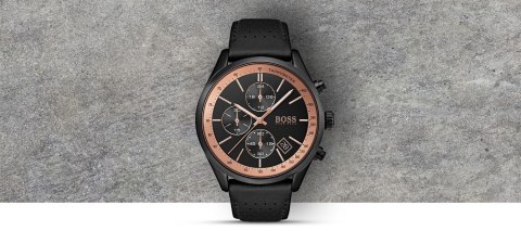 Zegarek Męski Hugo Boss Grand Prix 1513550 + BOX Zegarek Męski Hugo Boss Grand Prix 1513550 + BOX