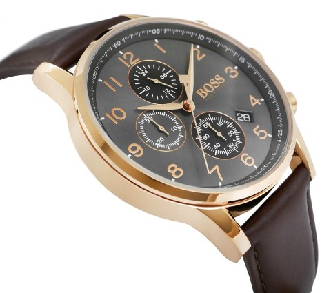 Zegarek Męski Hugo Boss Navigator 1513496 + BOX Zegarek Męski Hugo Boss Navigator 1513496 + BOX