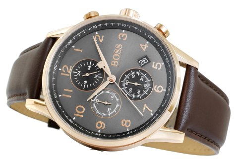 Zegarek Męski Hugo Boss Navigator 1513496 + BOX Zegarek Męski Hugo Boss Navigator 1513496 + BOX