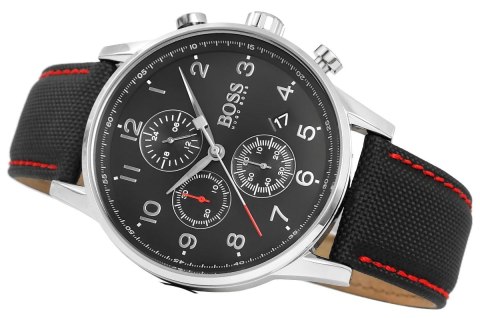 Zegarek Męski Hugo Boss Navigator 1513535 + BOX Zegarek Męski Hugo Boss Navigator 1513535 + BOX