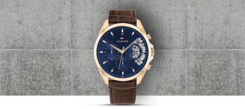 Zegarek Męski Tommy Hilfiger Baker 1710453 + BOX Zegarek Męski Tommy Hilfiger Baker 1710453 + BOX