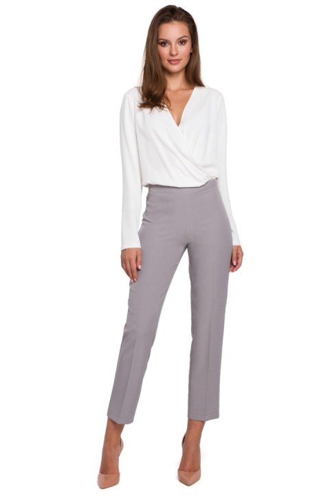 Spodnie Damskie Model K035 Grey - Makover - XL