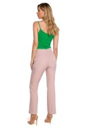 Spodnie Damskie Model K142 Dirty Pink - Makover - M Spodnie Damskie Model K142 Dirty Pink - Makover - M