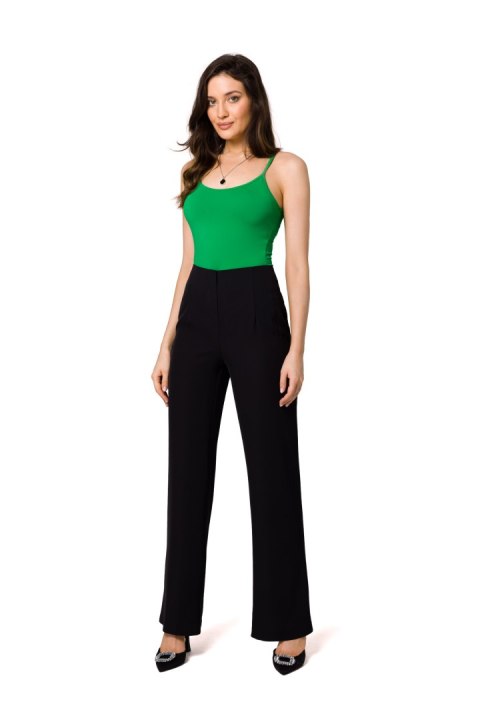 Spodnie Damskie Model K162 Black - Makover - XXL Spodnie Damskie Model K162 Black - Makover - XXL