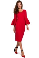 Sukienka Model K002 Red - Makover - XL