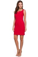 Sukienka Model K022 Red - Makover - M Sukienka Model K022 Red - Makover - M