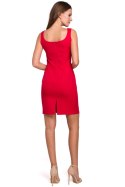 Sukienka Model K022 Red - Makover - M Sukienka Model K022 Red - Makover - M