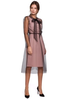 Sukienka Model K039 Powder Pink - Makover - M