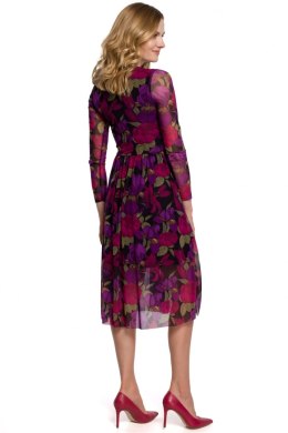 Sukienka Model K064 Model 2 - Makover - XXL