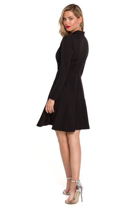 Sukienka Model K138 Black - Makover - L Sukienka Model K138 Black - Makover - L