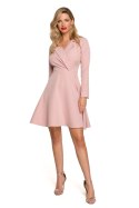 Sukienka Model K138 Dirty Pink - Makover - S Sukienka Model K138 Dirty Pink - Makover - S