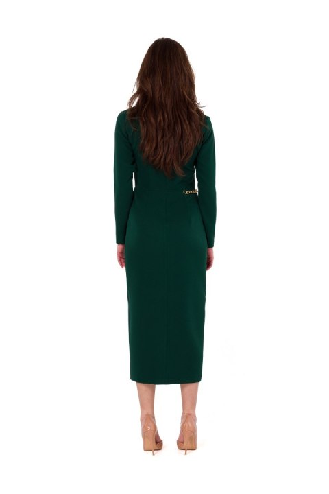 Sukienka Model K178 Bottle Green - Makover - L Sukienka Model K178 Bottle Green - Makover - L