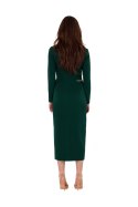 Sukienka Model K178 Bottle Green - Makover - s Sukienka Model K178 Bottle Green - Makover - s