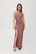Sukienka Model K189 Powder Pink - Makover - S Sukienka Model K189 Powder Pink - Makover - S