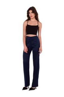 Spodnie Damskie Model K174 Navy - Makover - L