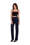 Spodnie Damskie Model K174 Navy - Makover - M Spodnie Damskie Model K174 Navy - Makover - M