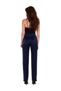 Spodnie Damskie Model K174 Navy - Makover - s Spodnie Damskie Model K174 Navy - Makover - s