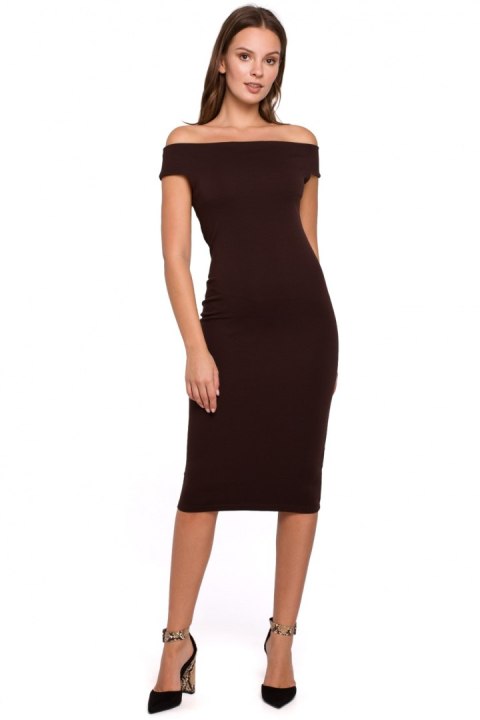 Sukienka Model K001 Brown - Makover - S