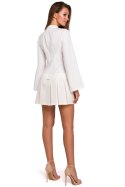 Sukienka Model K021 Ecru - Makover - XXL Sukienka Model K021 Ecru - Makover - XXL