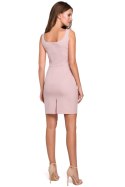 Sukienka Model K022 Dirty Pink - Makover - XL Sukienka Model K022 Dirty Pink - Makover - XL