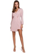 Sukienka Model K034 Dirty Pink - Makover - M Sukienka Model K034 Dirty Pink - Makover - M