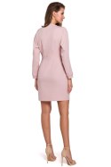 Sukienka Model K034 Dirty Pink - Makover - M Sukienka Model K034 Dirty Pink - Makover - M