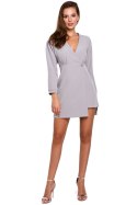 Sukienka Model K034 Grey - Makover - M Sukienka Model K034 Grey - Makover - M