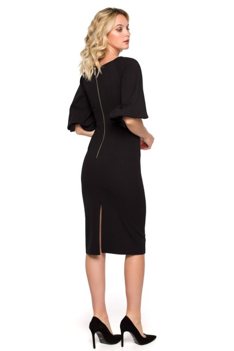 Sukienka Model K152 Black - Makover - L Sukienka Model K152 Black - Makover - L