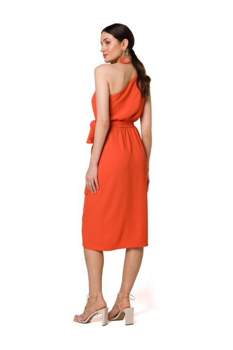 Sukienka Model K160 Coral - Makover - XXL Sukienka Model K160 Coral - Makover - XXL