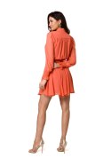 Sukienka Model K168 Orange - Makover - XXL Sukienka Model K168 Orange - Makover - XXL