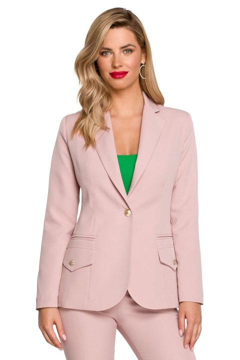 Żakiet Model K141 Dirty Pink - Makover - L Żakiet Model K141 Dirty Pink - Makover - L