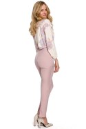 Spodnie Damskie Model K093 Dirty Pink - Makover - S Spodnie Damskie Model K093 Dirty Pink - Makover - S