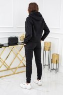 Spodnie Dres Damski Model Copacabana WJ8788 Black - Vittoria Ventini - L Spodnie Dres Damski Model Copacabana WJ8788 Black - Vittoria Ventini - L