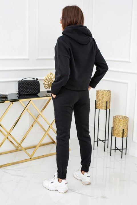 Spodnie Dres Damski Model Copacabana WJ8788 Black - Vittoria Ventini - L Spodnie Dres Damski Model Copacabana WJ8788 Black - Vittoria Ventini - L