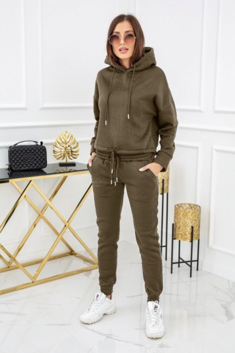 Spodnie Dres Damski Model Copacabana WJ8788 Khaki - Vittoria Ventini - L