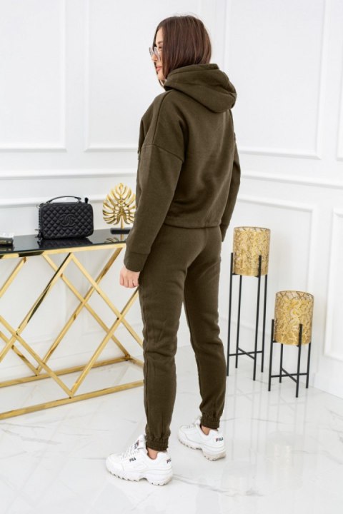 Spodnie Dres Damski Model Copacabana WJ8788 Khaki - Vittoria Ventini - L Spodnie Dres Damski Model Copacabana WJ8788 Khaki - Vittoria Ventini - L