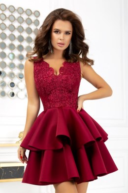 Sukienka Model 2122-10 Bordo - Bicotone - 40