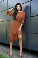Sukienka Model Bouquetina Camel - Merribel - L Sukienka Model Bouquetina Camel - Merribel - L