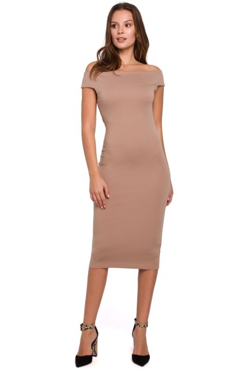 Sukienka Model K001 Beige - Makover - L
