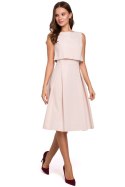 Sukienka Model K005 Beige - Makover - M