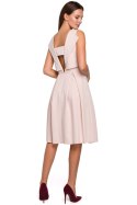 Sukienka Model K005 Beige - Makover - M