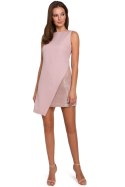 Sukienka Model K014 Dirty Pink - Makover - L Sukienka Model K014 Dirty Pink - Makover - L